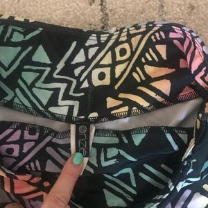 Onzie Colorful tribal capris
